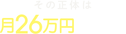 その正体は月26万円の税金