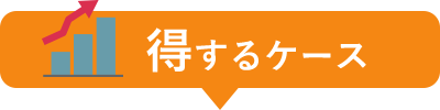 得するケース